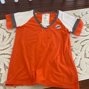 Womens Miami Dolphins size Large T-shirt